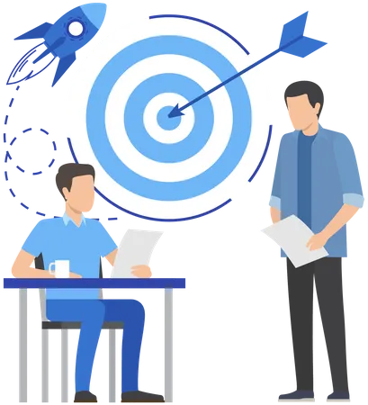 Business target  Illustration