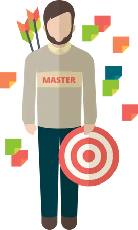 Business target  Illustration