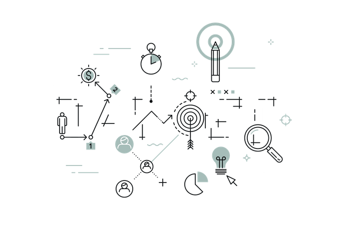 Business Target  Illustration