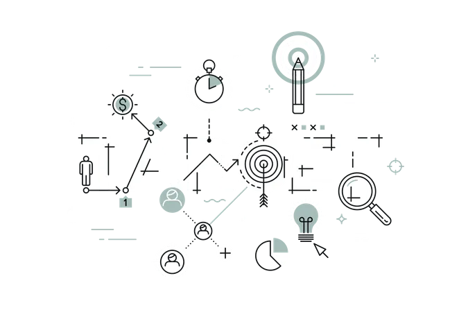 Business Target  Illustration