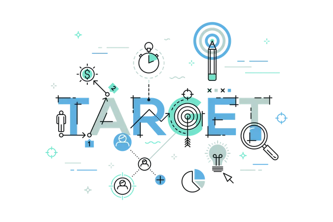 Business Target  Illustration