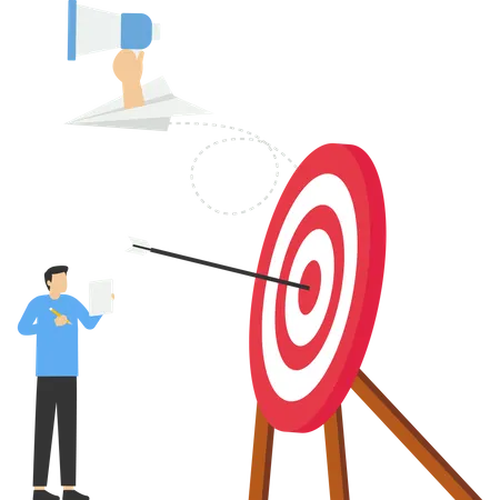 Business Target  Illustration