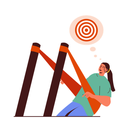 Business Target  Illustration