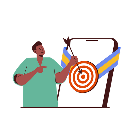 Business Target  Illustration