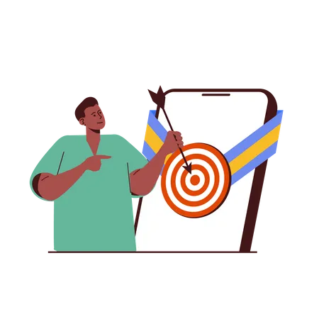 Business Target  Illustration