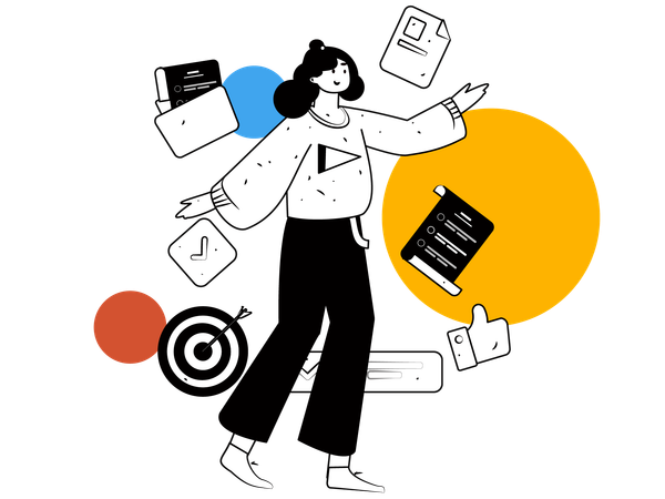 Business target  Illustration