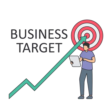 Business target  Illustration