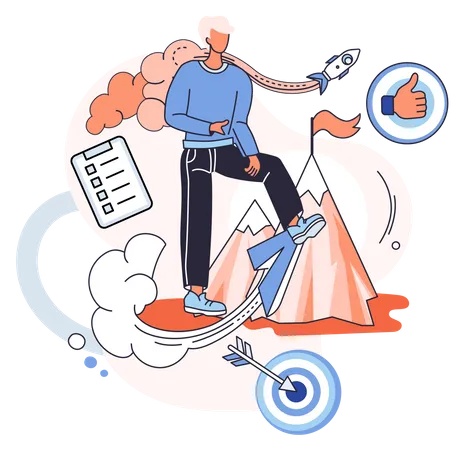 Business target  Illustration