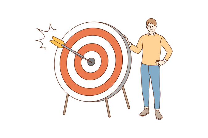 Business target  Illustration