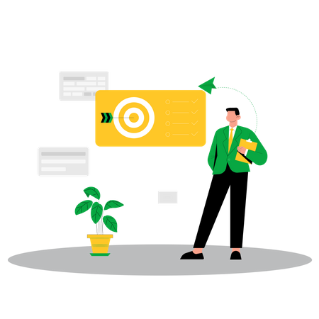 Business target  Illustration