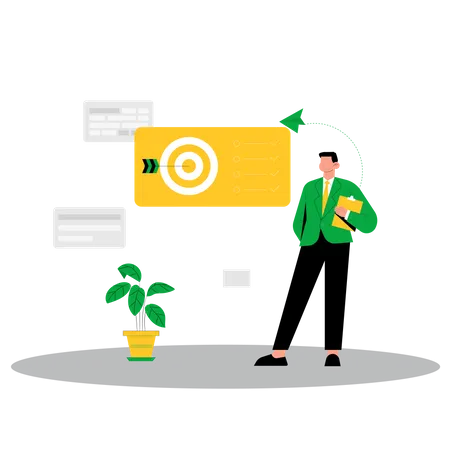 Business target  Illustration