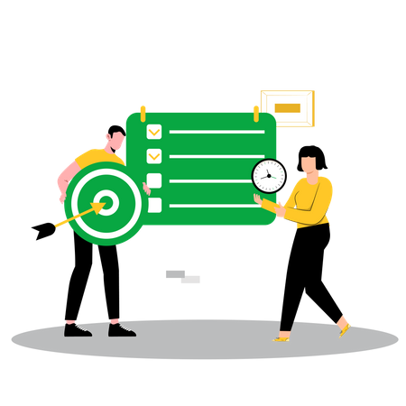 Business target  Illustration