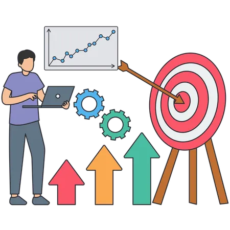 Business Target  Illustration