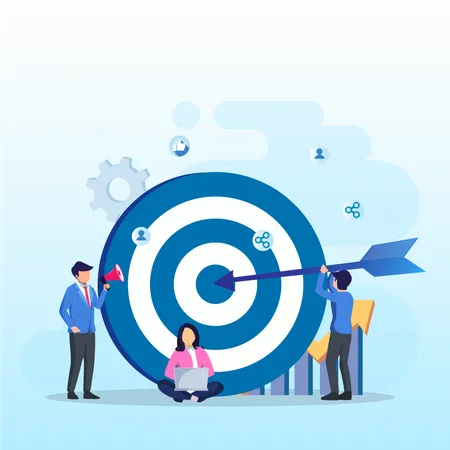 Business target  Illustration