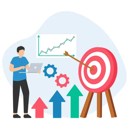 Business Target  Illustration