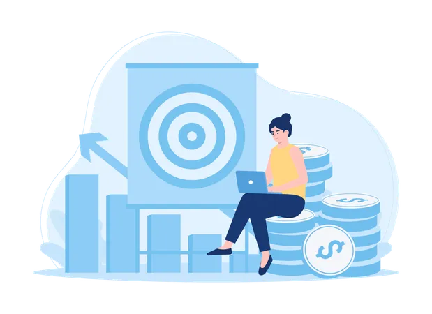 Business target  Illustration