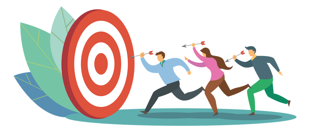 Business target  Illustration