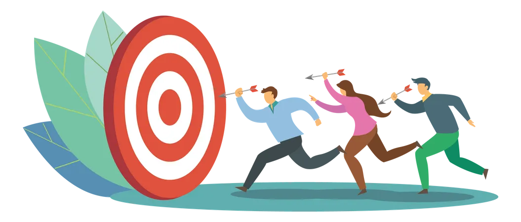 Business target  Illustration