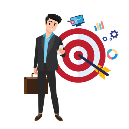 Business target  Illustration