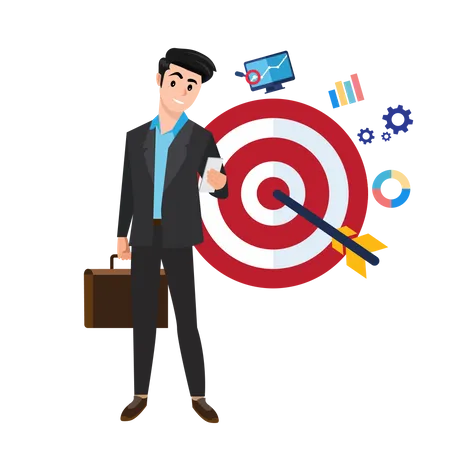 Business target  Illustration