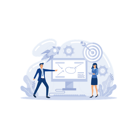 Business target  Illustration