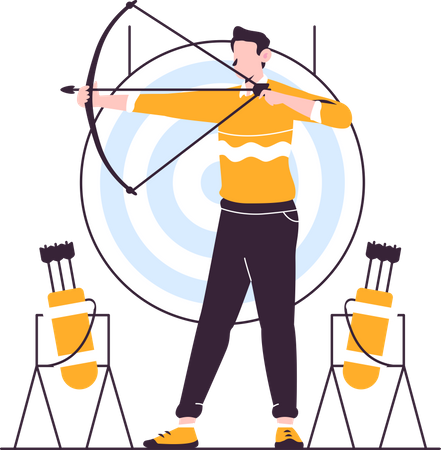 Business Target  Illustration