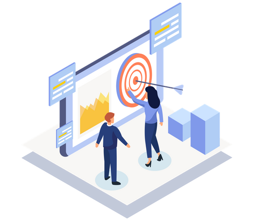 Business target  Illustration