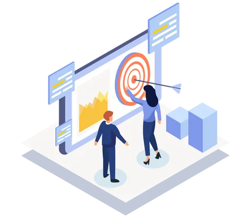 Business target  Illustration