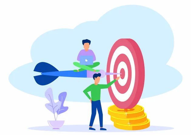 Business target  Illustration