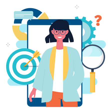 Business target  Illustration