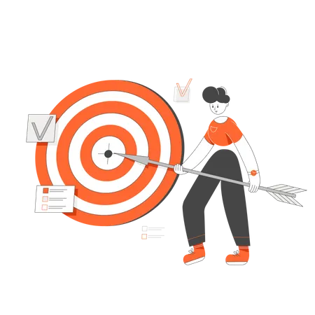 Business target  Illustration