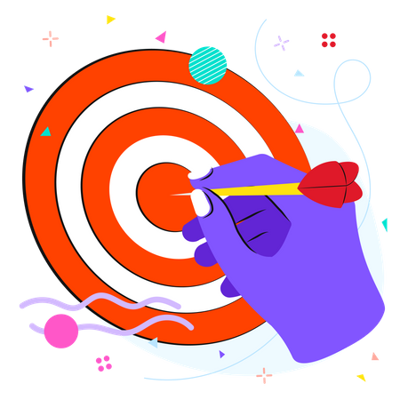 Business Target  Illustration