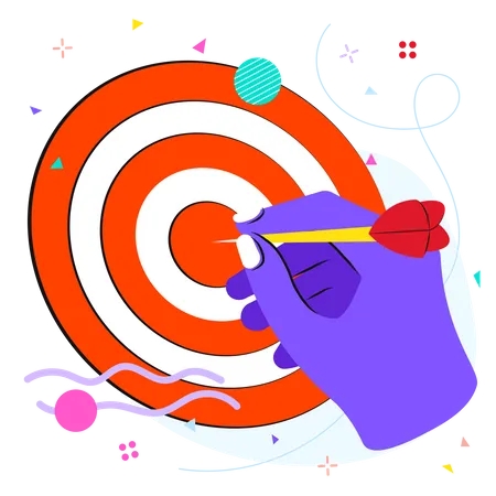 Business Target  Illustration