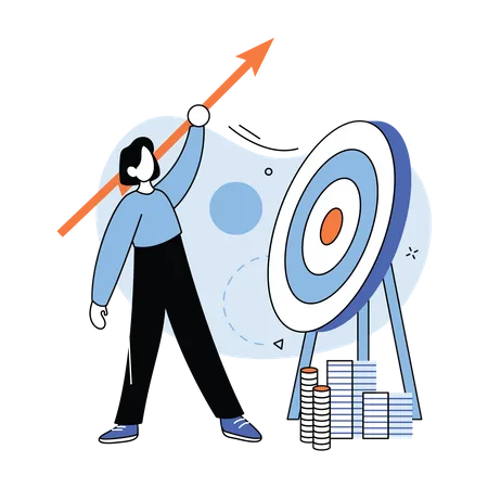 Business target  Illustration