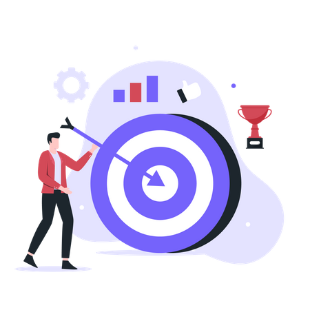 Business target  Illustration