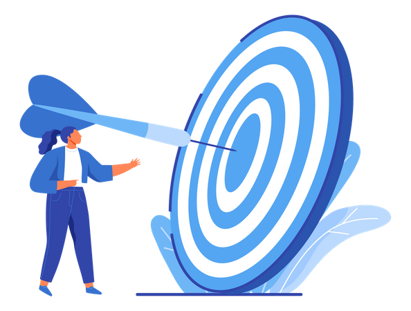 Business Target  Illustration