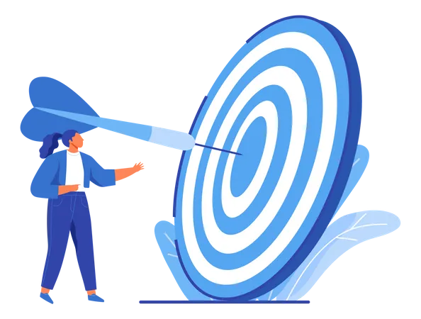 Business Target  Illustration