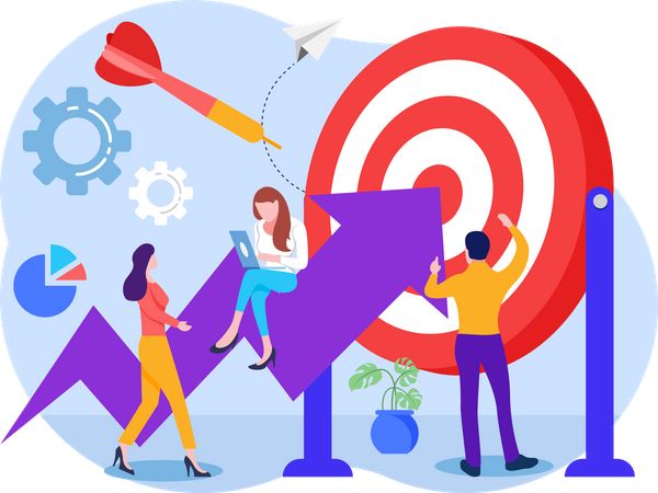 Business Target  Illustration