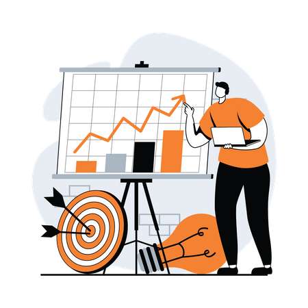 Business target  Illustration