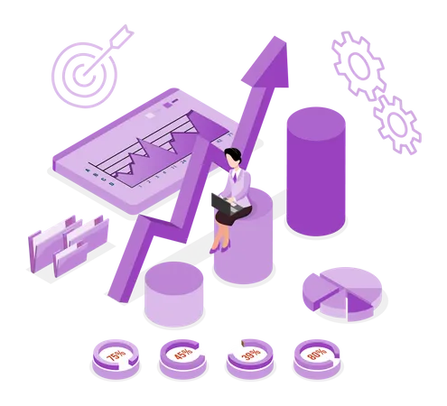 Business Target  Illustration