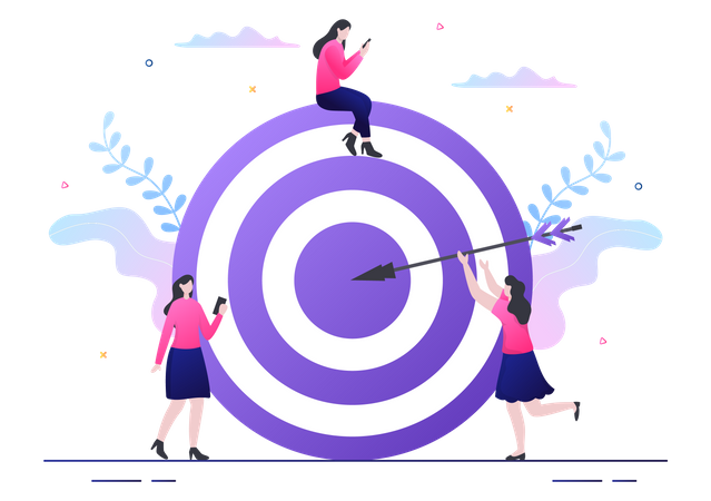 Business Target  Illustration