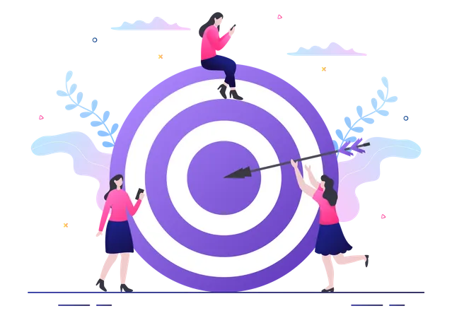 Business Target  Illustration