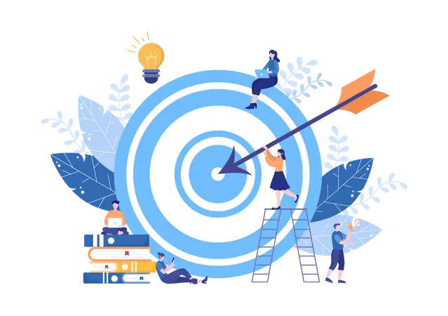 Business Target  Illustration