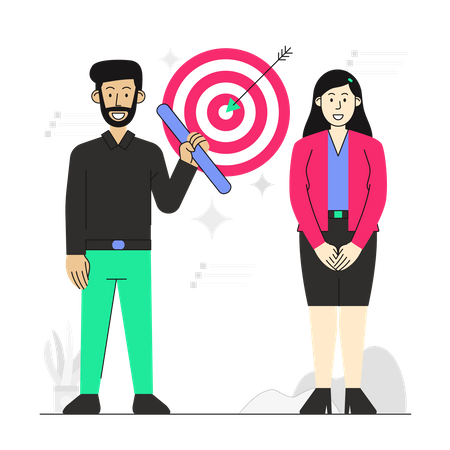 Business Target  Illustration