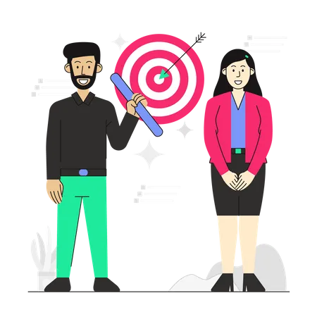 Business Target  Illustration