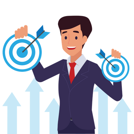 Business Target  Illustration