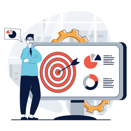 Business target  Illustration