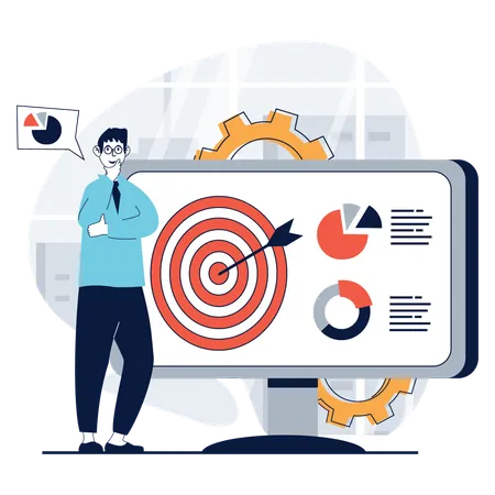 Business target  Illustration