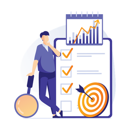 Business target  Illustration