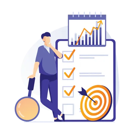 Business target  Illustration